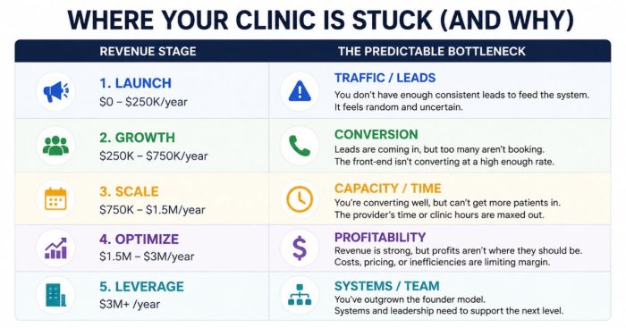 clinic-revenue-stage-problem-map
