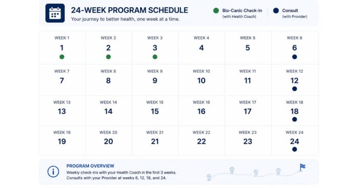 four-consult-six-week-interval-cadence-functional-medicine