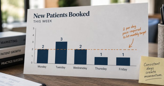 weekly-new-patient-bookings-vs-monthly-target